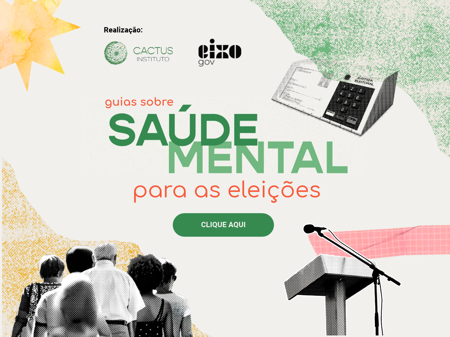 Guias sobre Saúde Mental e Eleições_Pop-up